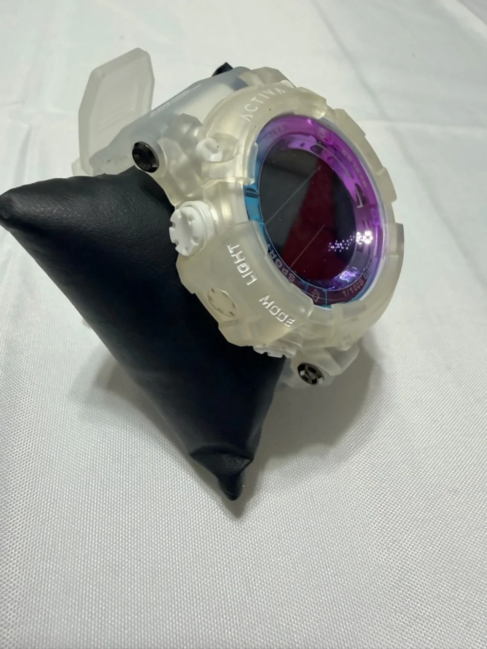 Ativa by Invicta Translucent Sport Digital Watch in Iridescent Blue-Purple